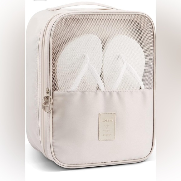 mossio Handbags - Mossio Shoe Bag Holds 3 Pair of Shoes for Travel and Daily Use Storage Pouch